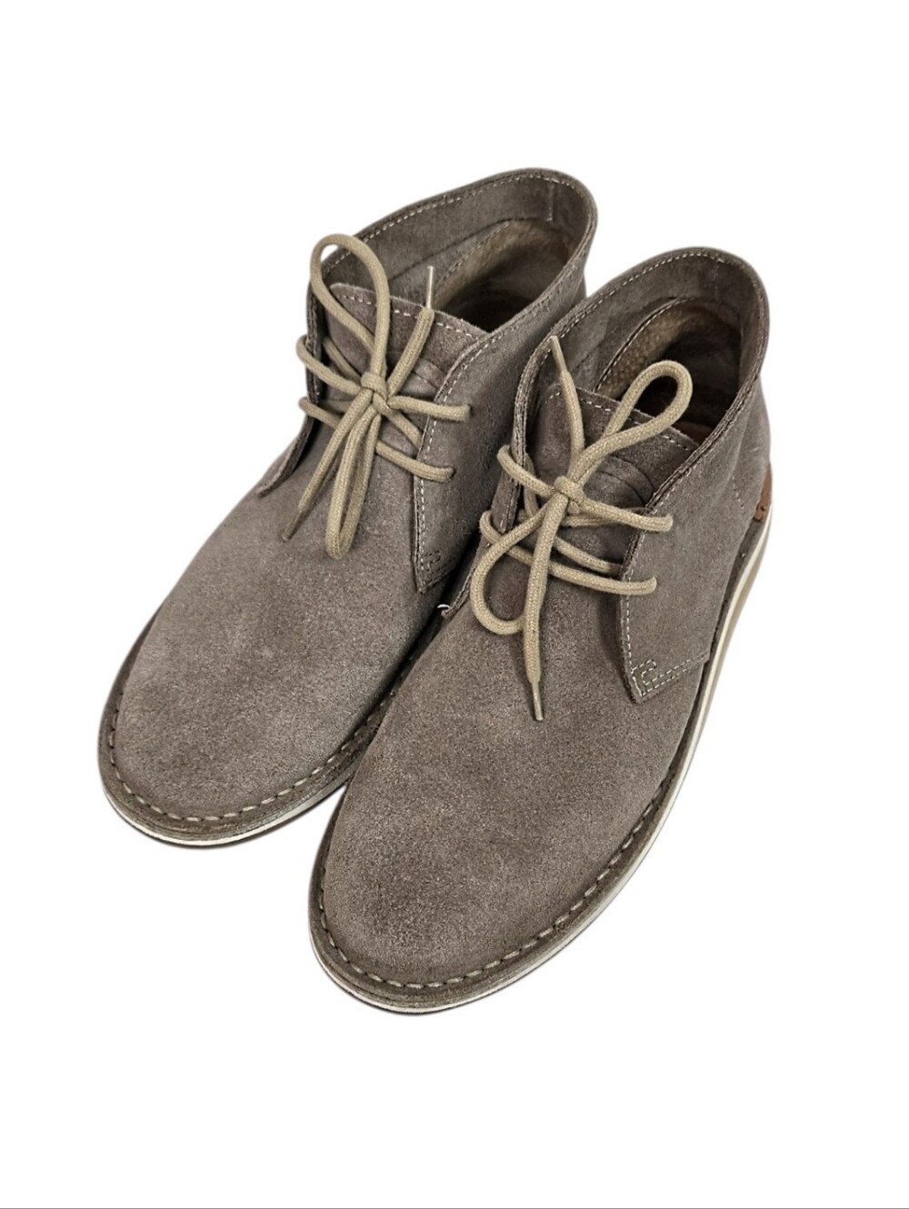 GREATS Suede Mens Taupe Chukka Lace Up Desert Ankle Boots
